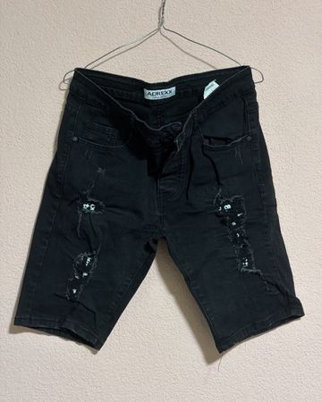 Shorts jeans ADREXX neri, taglia media 34 - look estivo!