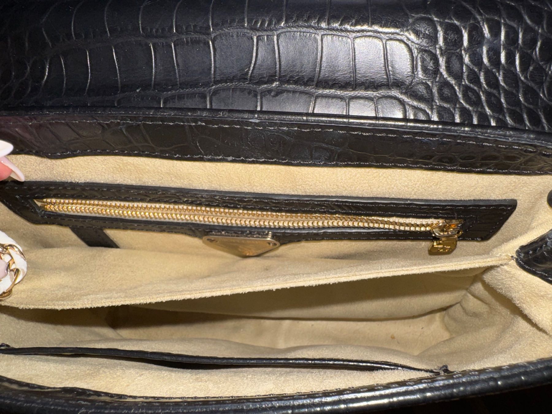 Maison Mollerus Borse da donna: Mollerus Tasche schwarz croco – Usato da Zürich venduto da _nushy 7