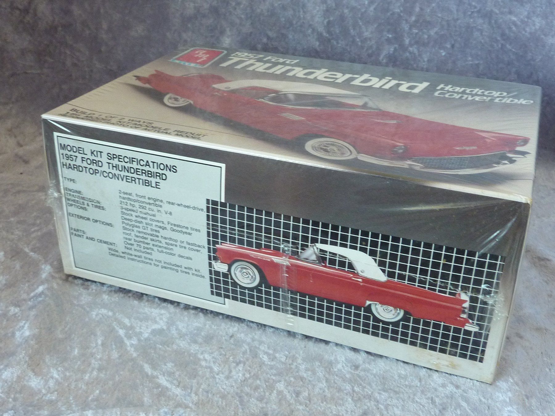 AMT/ERTL Modellini d'auto: Ford Thunderbird Hardtop/ Convertible  1957  1:25 – Nuovo e nell'imballaggio originale da Dürrenäsch venduto da modellautos4you 1