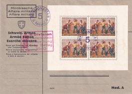 Feldpost Kommandostäbe 5. Div.: Nr. 55a / 3