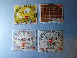 2008 Sondermarken Ersttag Vollstempel 1284-1287 Ortsstempel