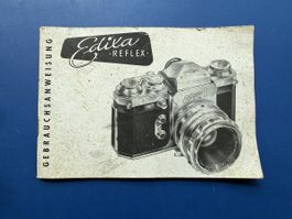 Bedienungsanleitung Edixa Reflex guter Zustand Vintage