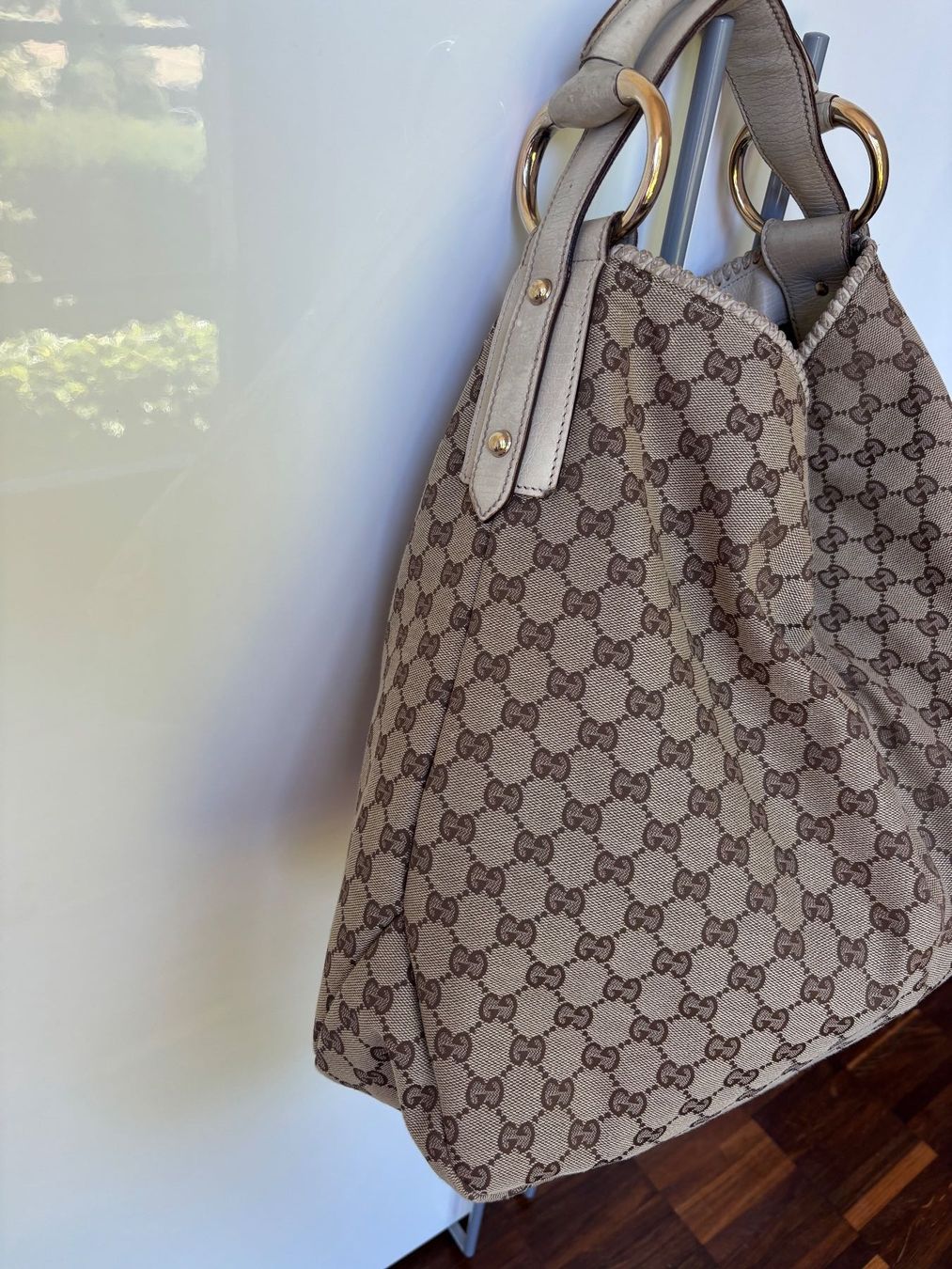 Gucci Taschen für Damen: GUCCI Hobotasche Canvas , Leder hellbeige – Gebraucht aus Herrliberg von mayfi 1