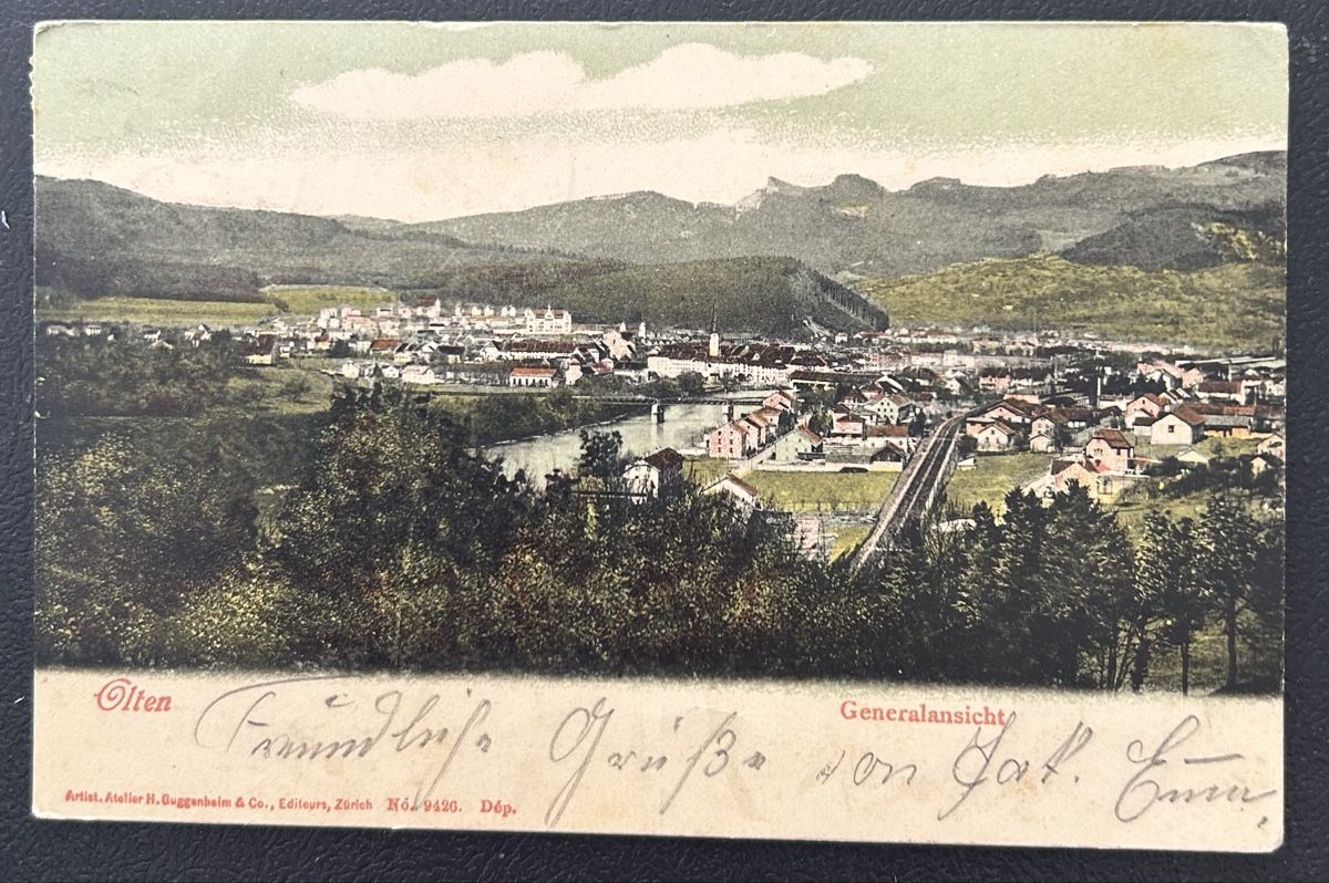 Cartoline postali: AK Olten 1905 – Usato da Horw venduto da Tellbub