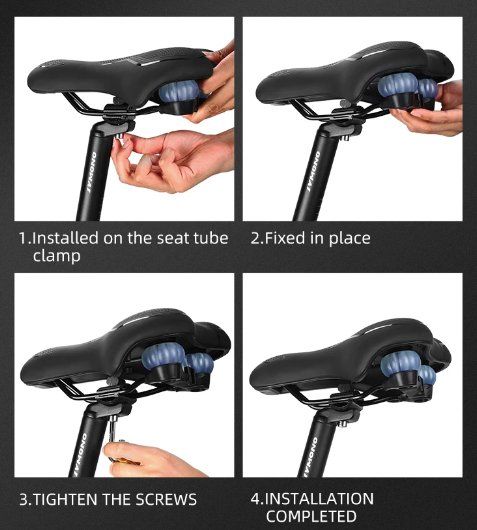 Pezzi di ricambio: Ergonomischer Oversize-Fahrradsattel – Nuovo e nell'imballaggio originale da Geneve venduto da Titi2008 9