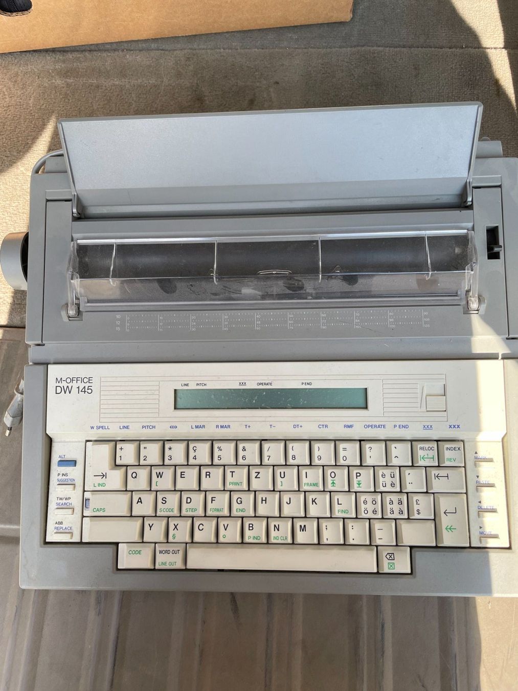 Macchine da scrivere: Schreibmaschine M-Office DW 145 – Usato da Glarus venduto da adiweb007