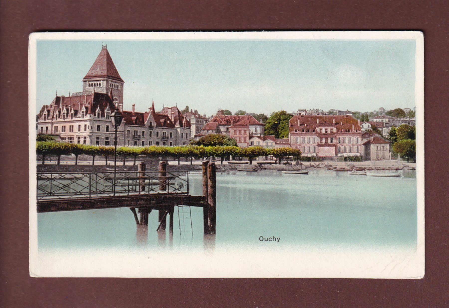 Cartoline postali: LAUSANNE - Ouchy // pli d'angle // – Usato da Pully venduto da nicecards