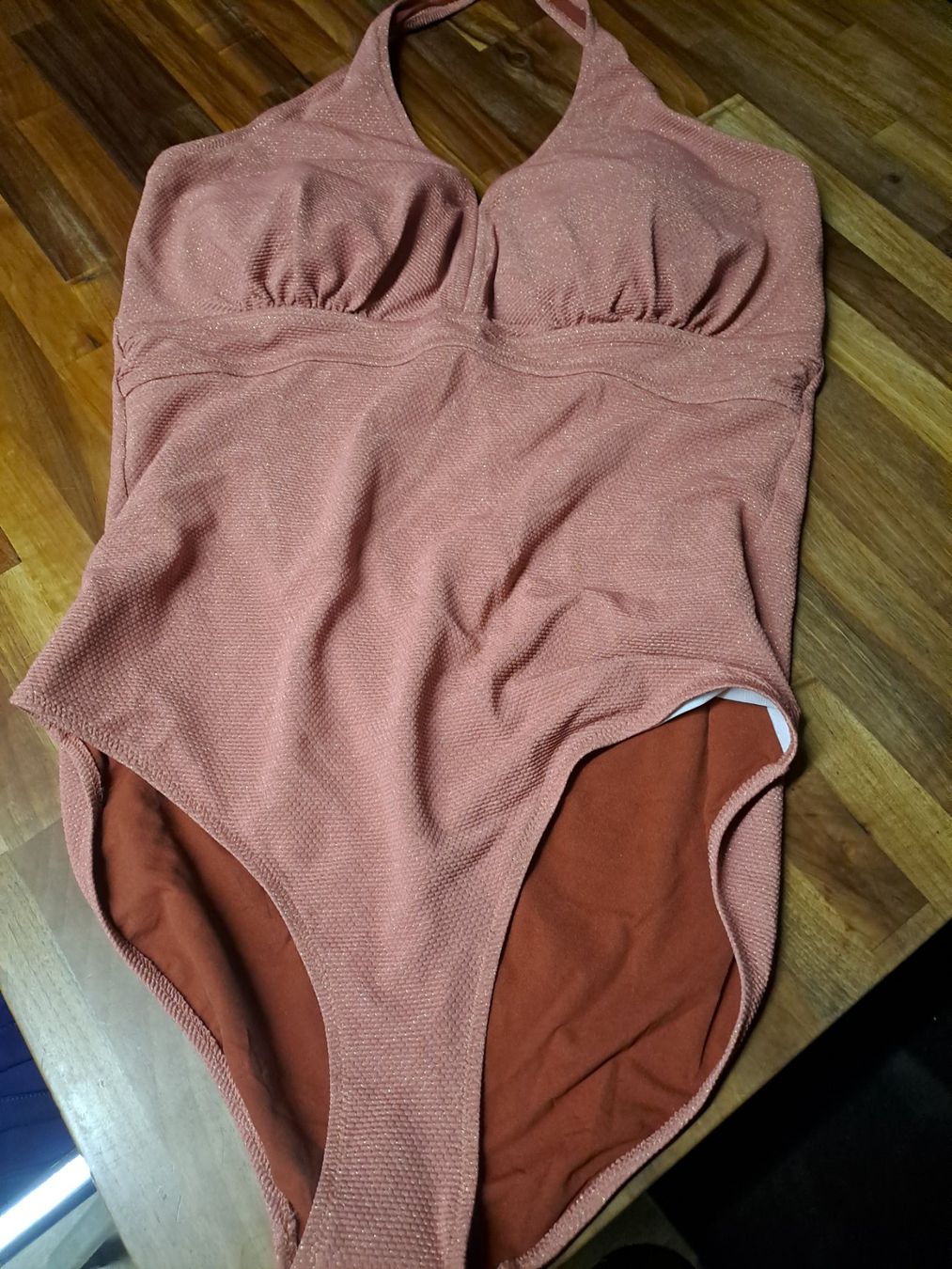Costumi da bagno & Bikini: Glitzer Badekleid Gr.ca 50 neu! – Nuovo (secondo la descrizione) da Emdthal venduto da kasira
