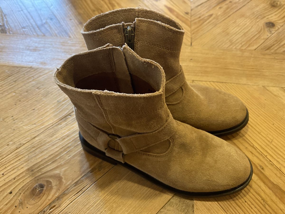 Mango Scarpe per ragazze: Wildleder Stiefeletten Gr. 34 von Mango – Usato da Saanenmöser venduto da ballerinas