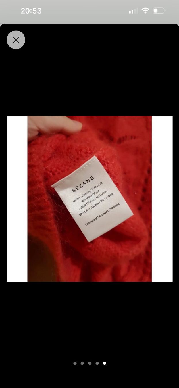 Sezane Maglioni & Felpe: Pull rouge Sezane S – Usato da Clarens venduto da Scrat_84 3