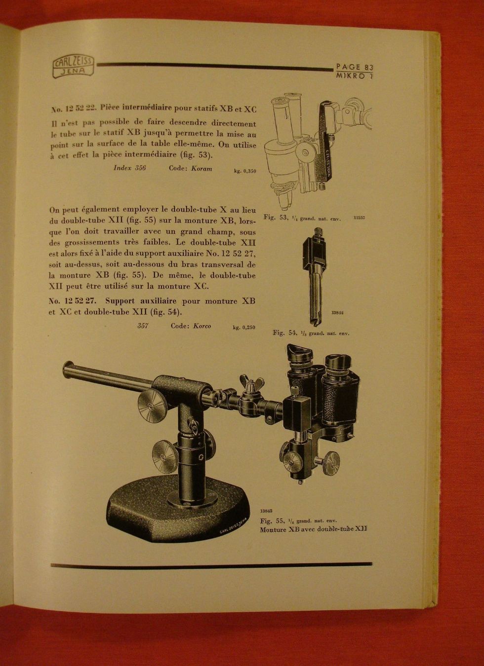 Bücher: MICROSCOPES MIKROSKOPE CARL ZEISS 1939 – Gebraucht aus Grüningen von Kartensammler 6