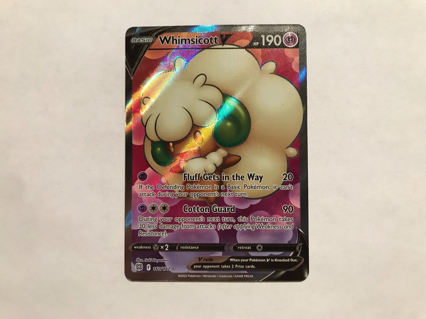 Pokémon Carte collezionabili: Whimsicott V Fullart EN – Usato da Hagendorn venduto da Pokecollectorch 1