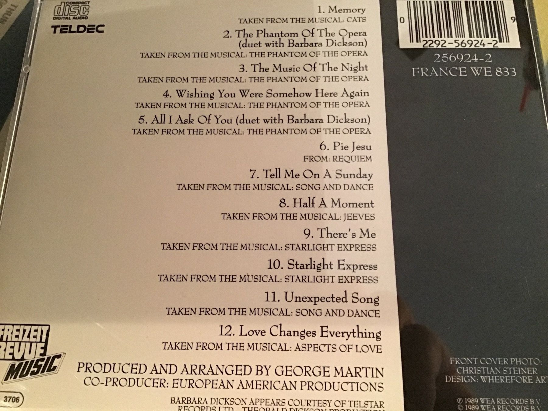 CD: Jose Carreras – Usato da Thierachern venduto da sweden08 1