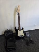 E-Gitarre Starter Set Fender Squier Stratocaster + Zubehör