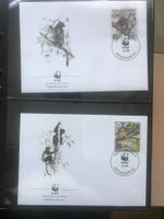 WWF Madagaskar 1988 Lemuren Affen Satz Ersttagsbriefe