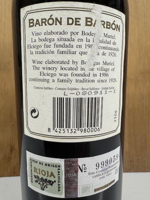 Rioja Vino: Weinflasche 2006, Baron de Barbon, Rioja – Usato da Liebefeld venduto da 3-2-1-mein 2