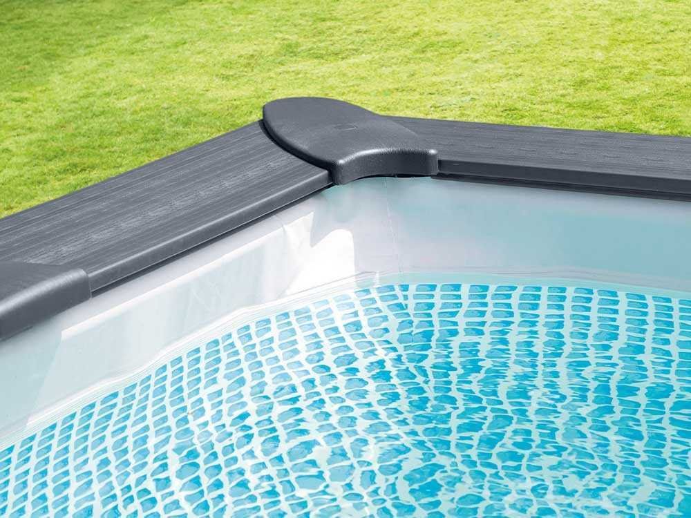 Intex Schwimmbad: INTEX Exotic 400x300x124cm Luxus Graphitpool JETZT 2150 CHF – Neu und originalverpackt aus Wynau von Intexpool24 1