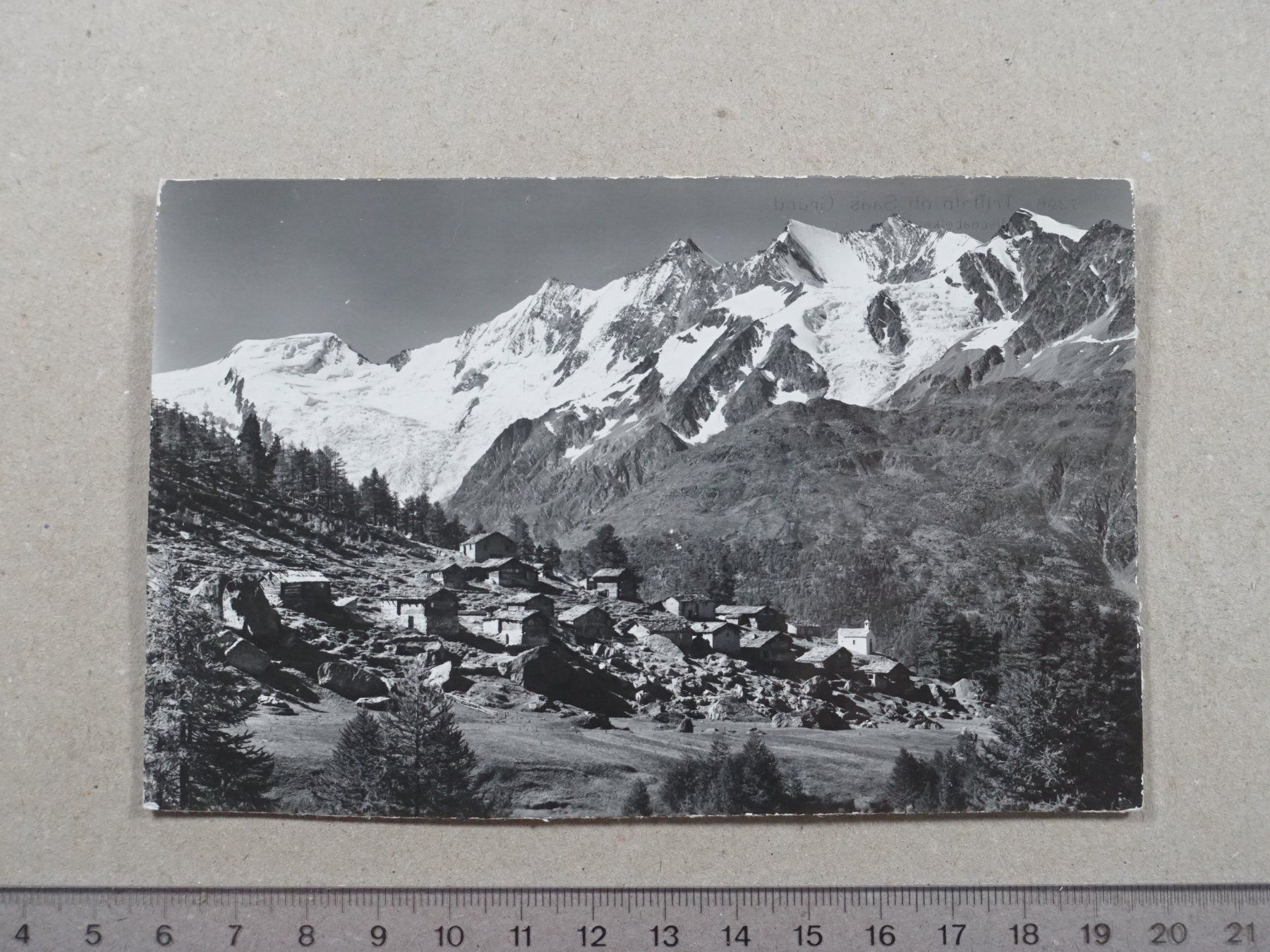 Cartes postales: Saas - Grund, Triftalp – D'occasion à Lenzburg par fh1