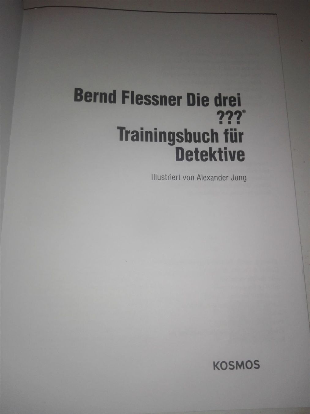 Bücher: Die drdrei ???-Trainingsbuch f Detektive – Gebraucht aus St.Gallen von elk2022 2