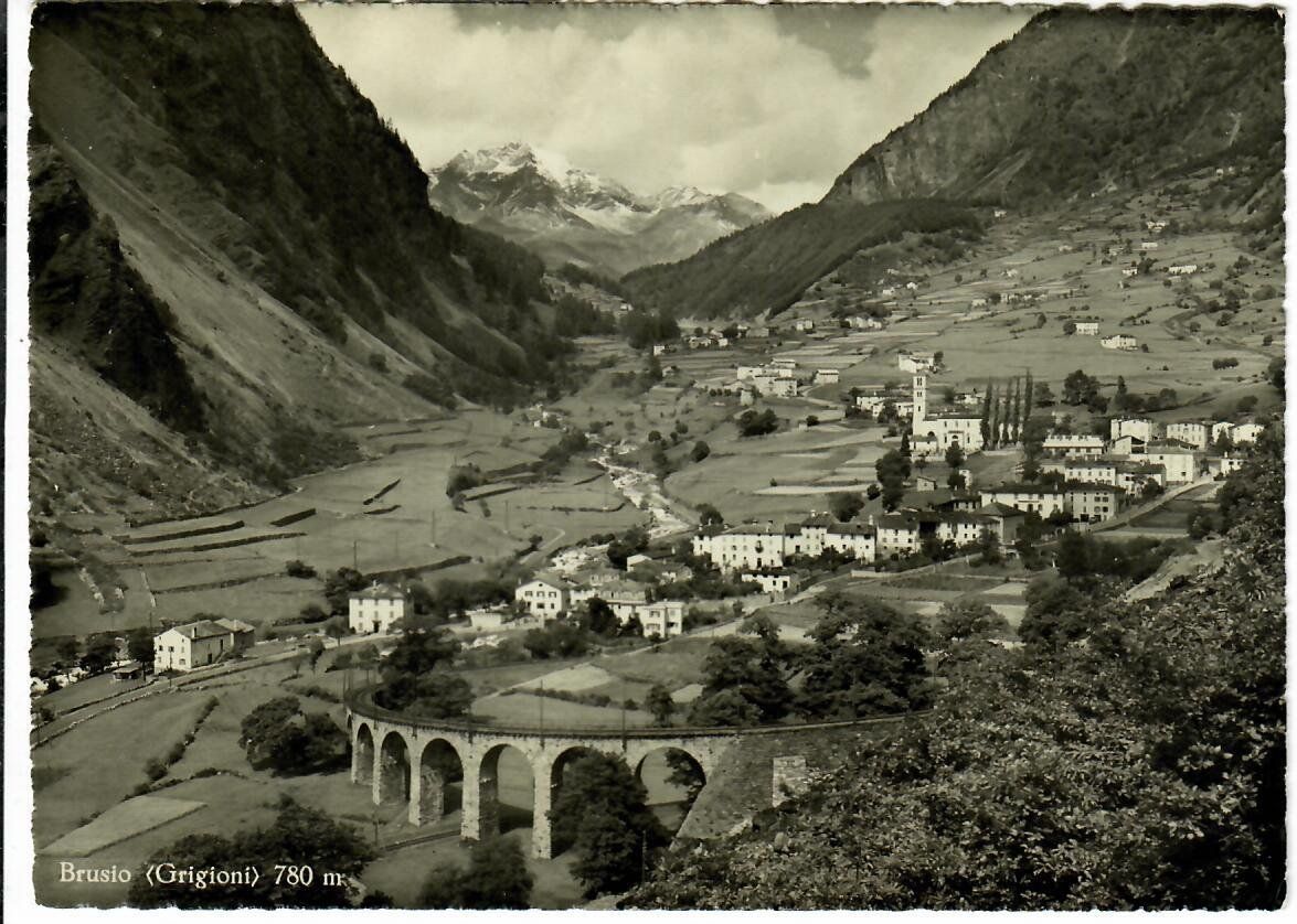 Ansichtskarten: Brusio 1950 – Gebraucht aus Hochdorf von Ziegel-16