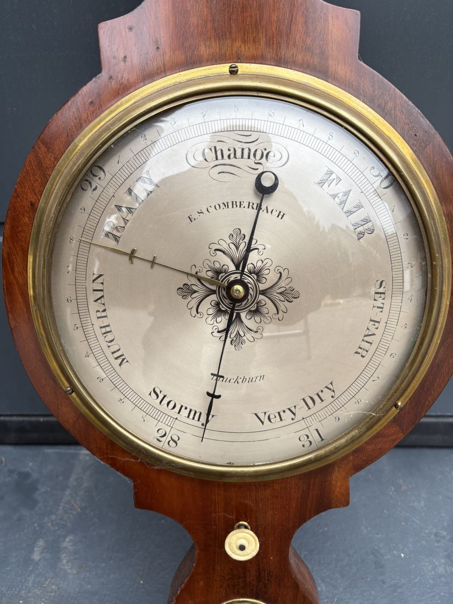 Altri elettrodomestici e apparecchi d’epoca: Antikes Barometer/Thermometer aus Holz – Usato da Gündisau venduto da Gregory-dean 3