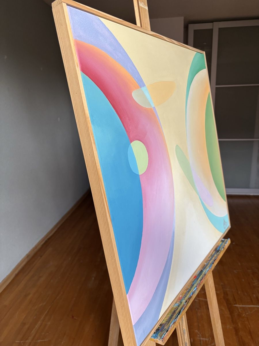 Dipinti: Acrylbild auf Baumwolle - 70 x 70cm – Nuovo (secondo la descrizione) da Arlesheim venduto da alenka98