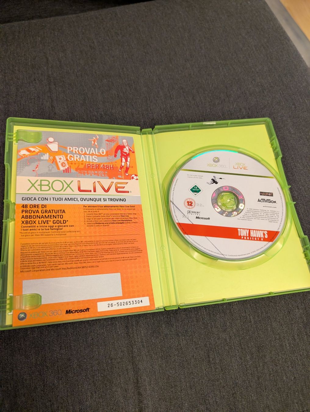 Jeux: Tony Hawk's project 8 Microsoft Xbox 360 – D'occasion à Giubiasco par Tici__nerd_Giubiasco 2