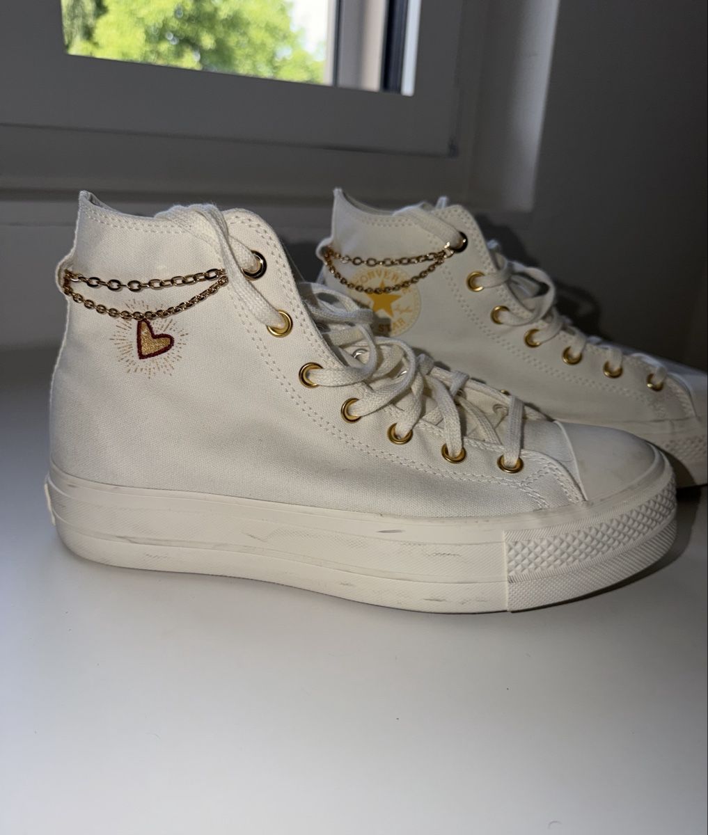 Converse Damenschuhe: Converse Chuck Taylor All Star Sneaker High Gr. 42 – Neu (gemäss Beschreibung) aus Grosswangen von koko_33 5