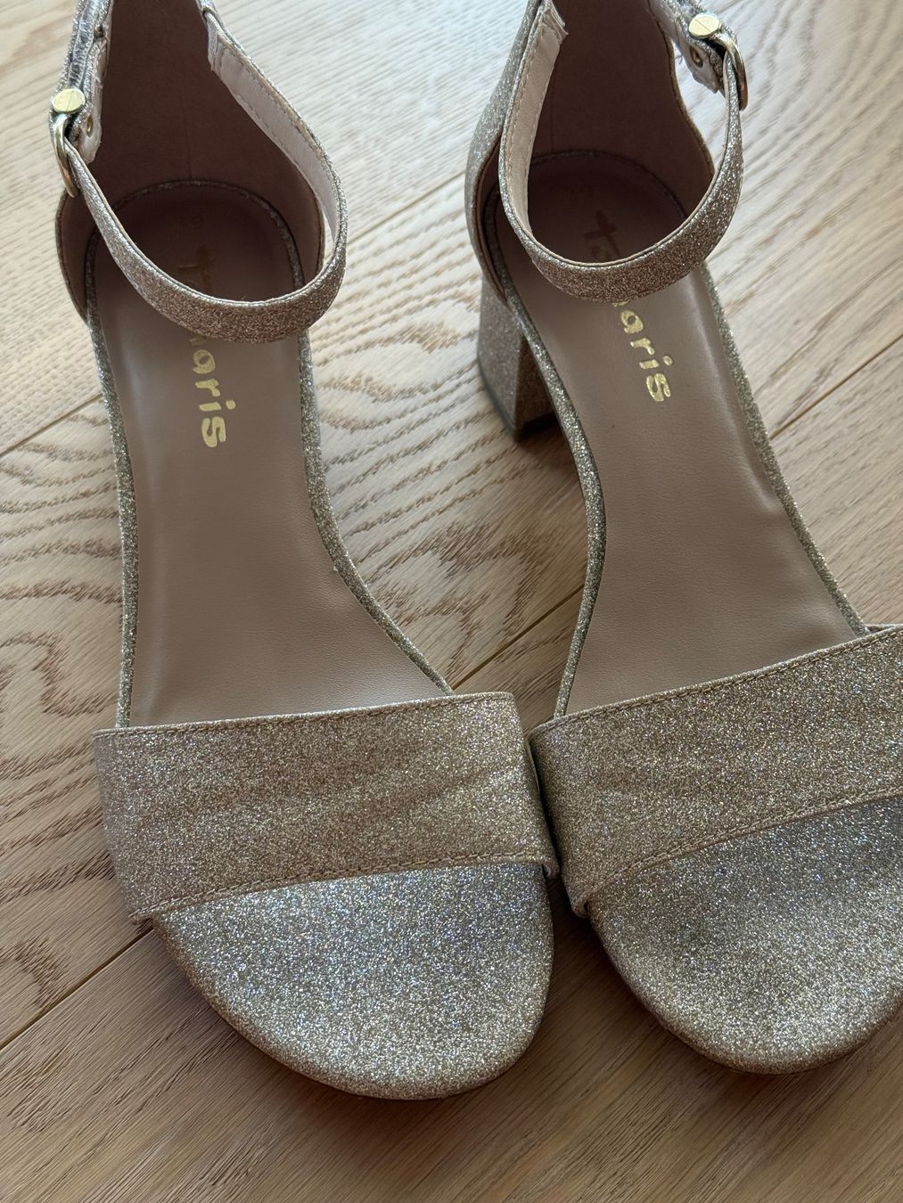 Tamaris Damenschuhe: Tamaris Sandale Gold – Neu (gemäss Beschreibung) aus Rothenburg von sar_8hvb 3
