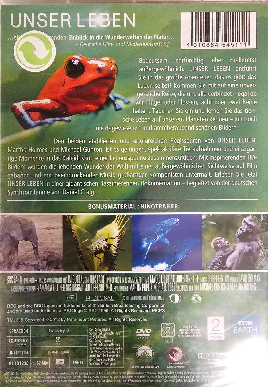 Tutti i DVDs: Unser Leben ist voller Wunder – Nuovo e nell'imballaggio originale da Wahlen b. Laufen venduto da Cg10 1
