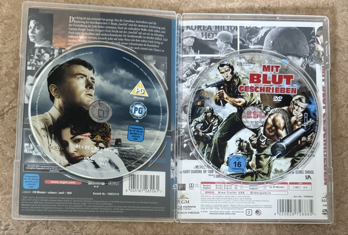 Tous les DVDs: DAS LETZTE UFER UND MIT BLUT GESCHRIEBEN  – Neuf (Voir description) à Dietikon par AndreaSch01 2