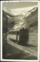 Alp Grüm BERNINABAHN mit Palügletscher
