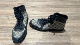 Gucci High-Top Sneaker GG Canvas blau neu