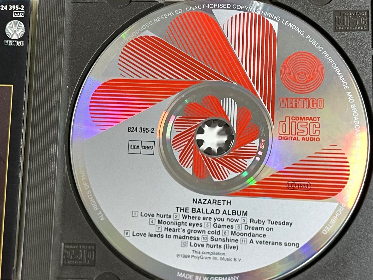 CD: Nazareth-The Ballad Album – Usato da Muri b. Bern venduto da AdidasCollector 3