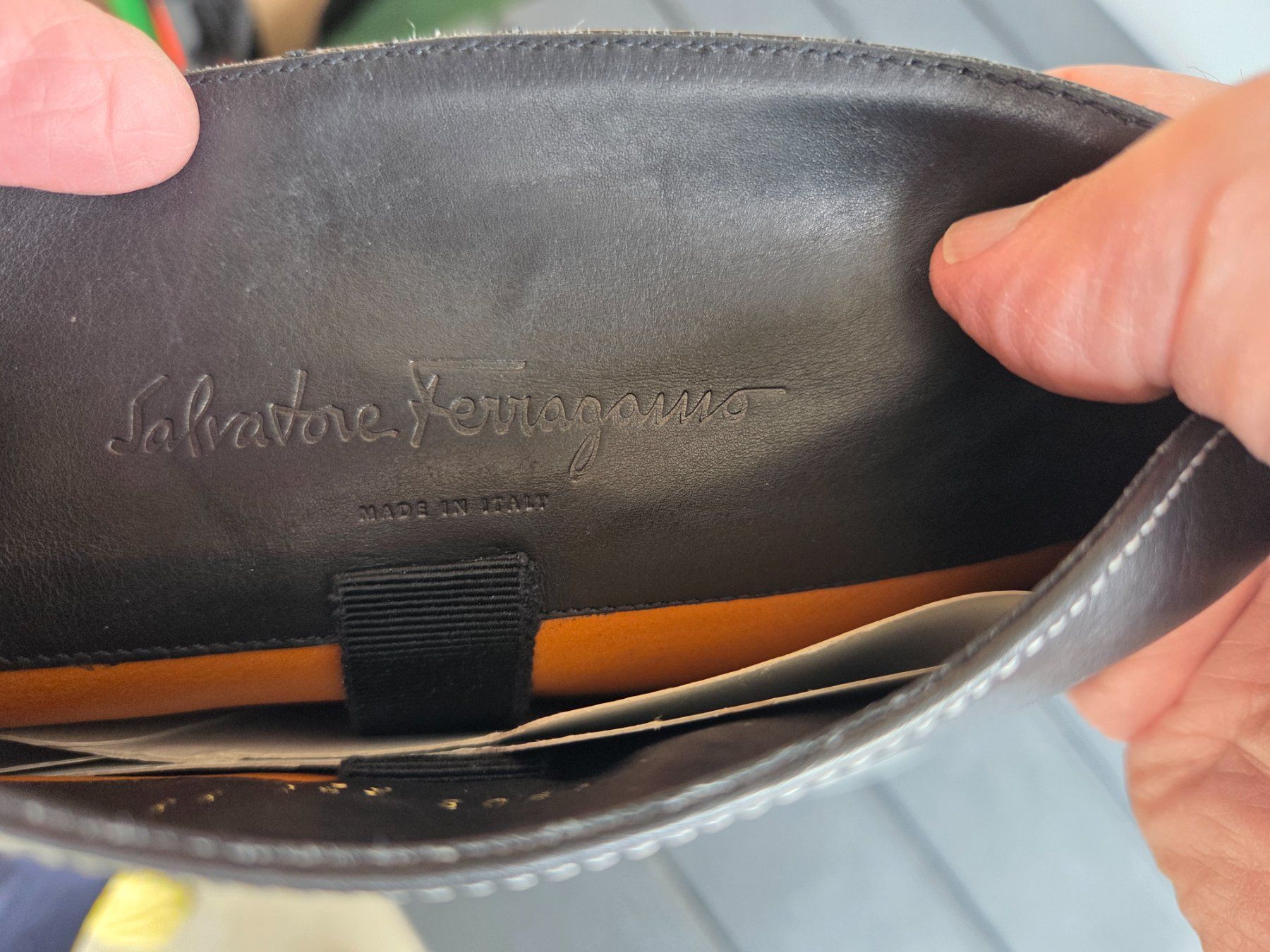 Salvatore Ferragamo Scarpe da donna: Salvatore Ferragamo Stifel Leder nero – Usato da Minusio venduto da Ninfa54 5
