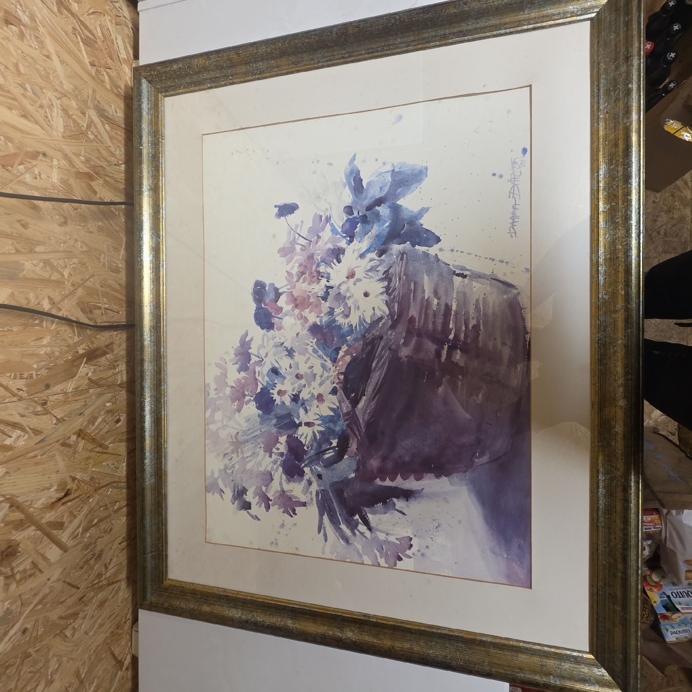 Dipinti: Tableau Aquarelle de fleurs printanières par Barton – Usato da Bex venduto da miguel-marina 3