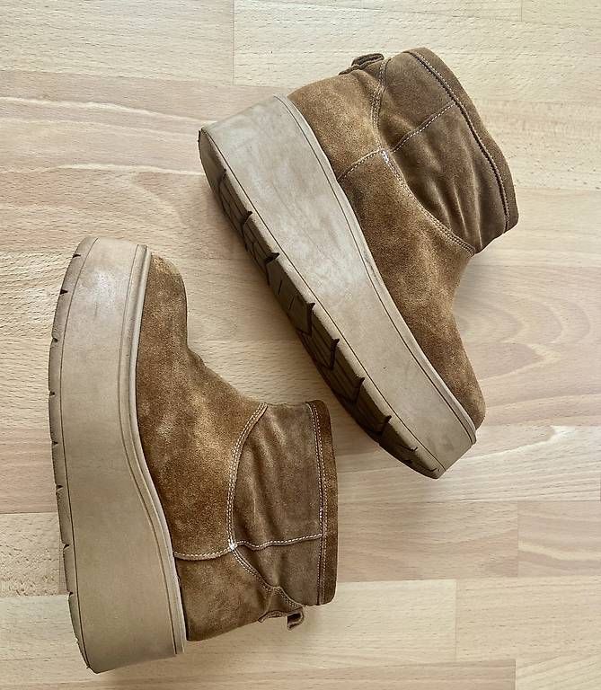 Scarpe da donna: Leder Plateau Boots Grösse 40 – Usato da Mollis venduto da sch_7b5z 1