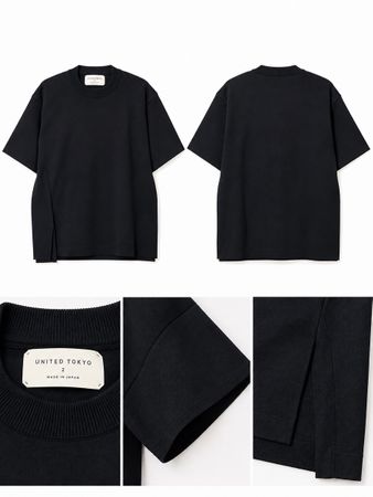 Elegantes United Tokyo T-Shirt schwarz Grösse 2