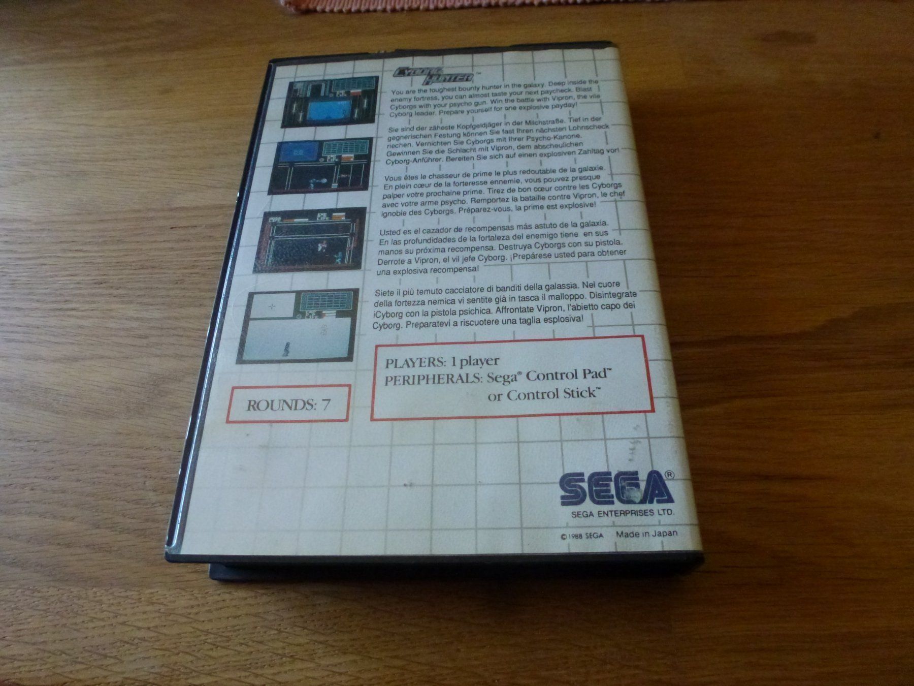 Sega Giochi: Cyborg Hunter Sega Master System – Usato da Olten venduto da Disc-Ausverkauf 2