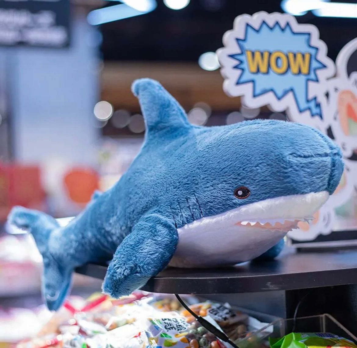 Il mondo degli animali: Plüschtier Haifisch 30cm – Nuovo e nell'imballaggio originale da Oberegg venduto da Alepokemon