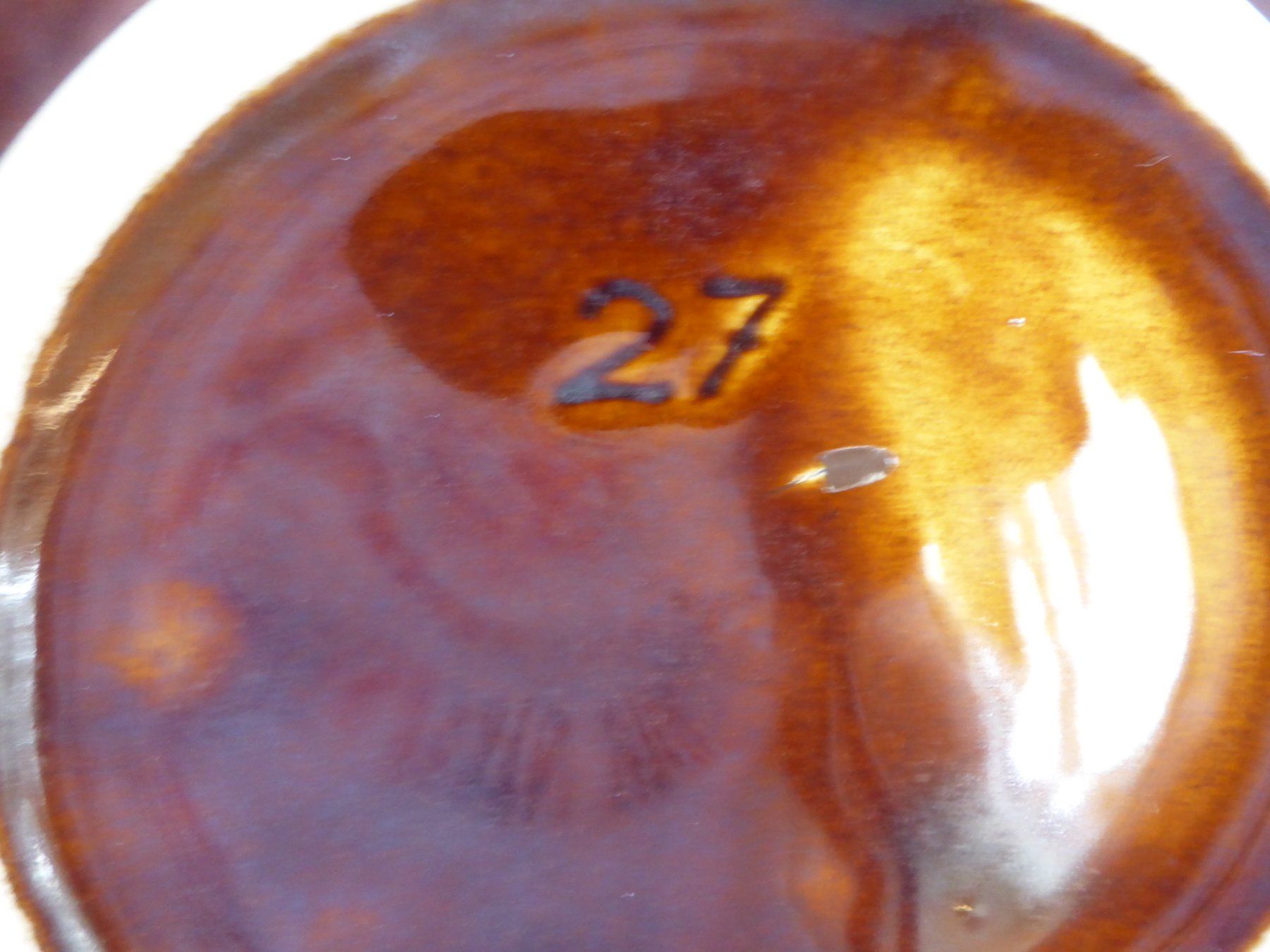 Rössler Ciotole: Rössler saladier diamètre 27 cm marron – Usato da Porrentruy venduto da Kim017 3