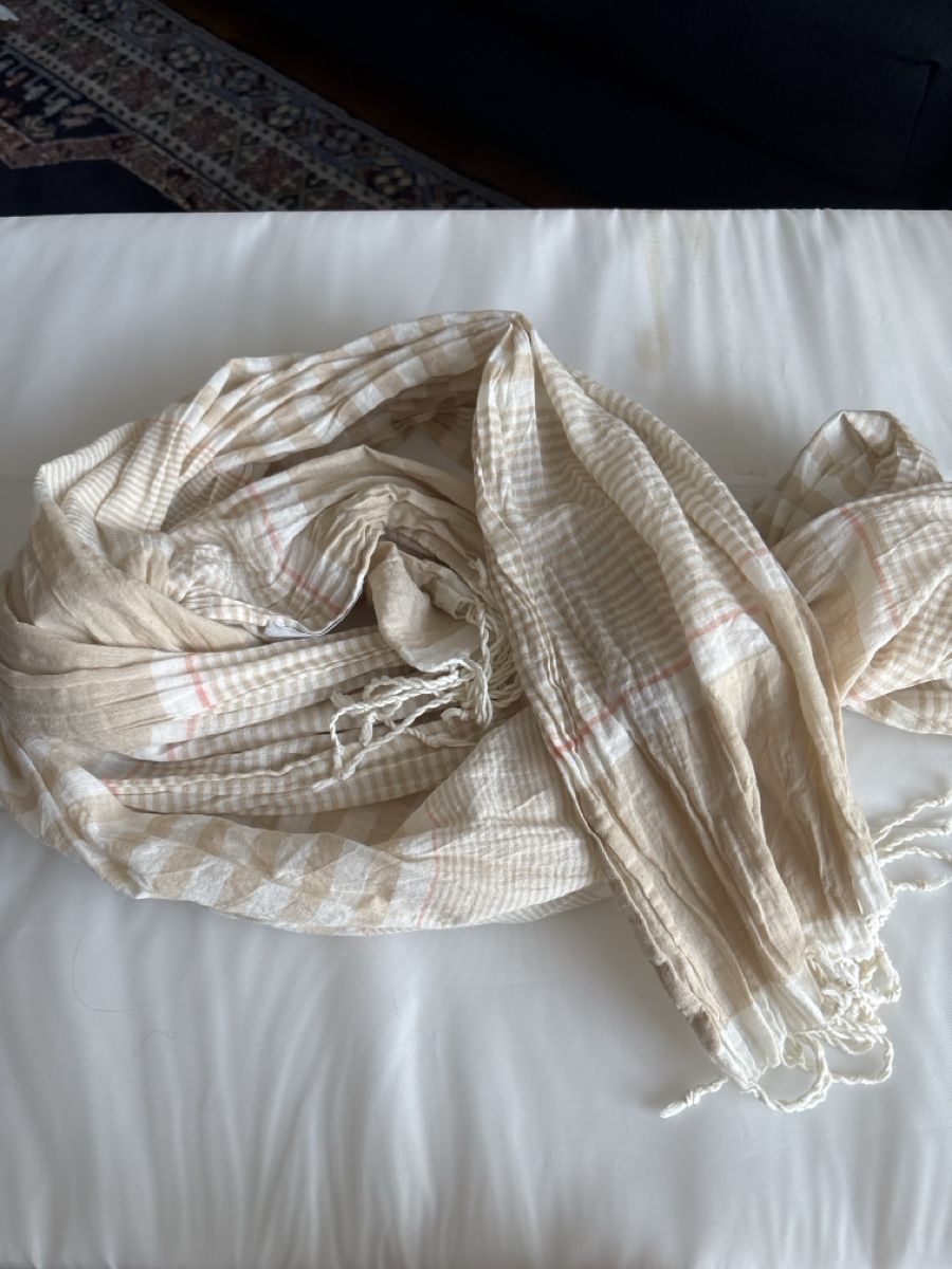 Foulards & écharpes: Schal Opus gestreift beige  – D'occasion à Sirnach par khe_q88w