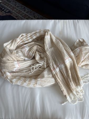 Schal Opus gestreift beige 