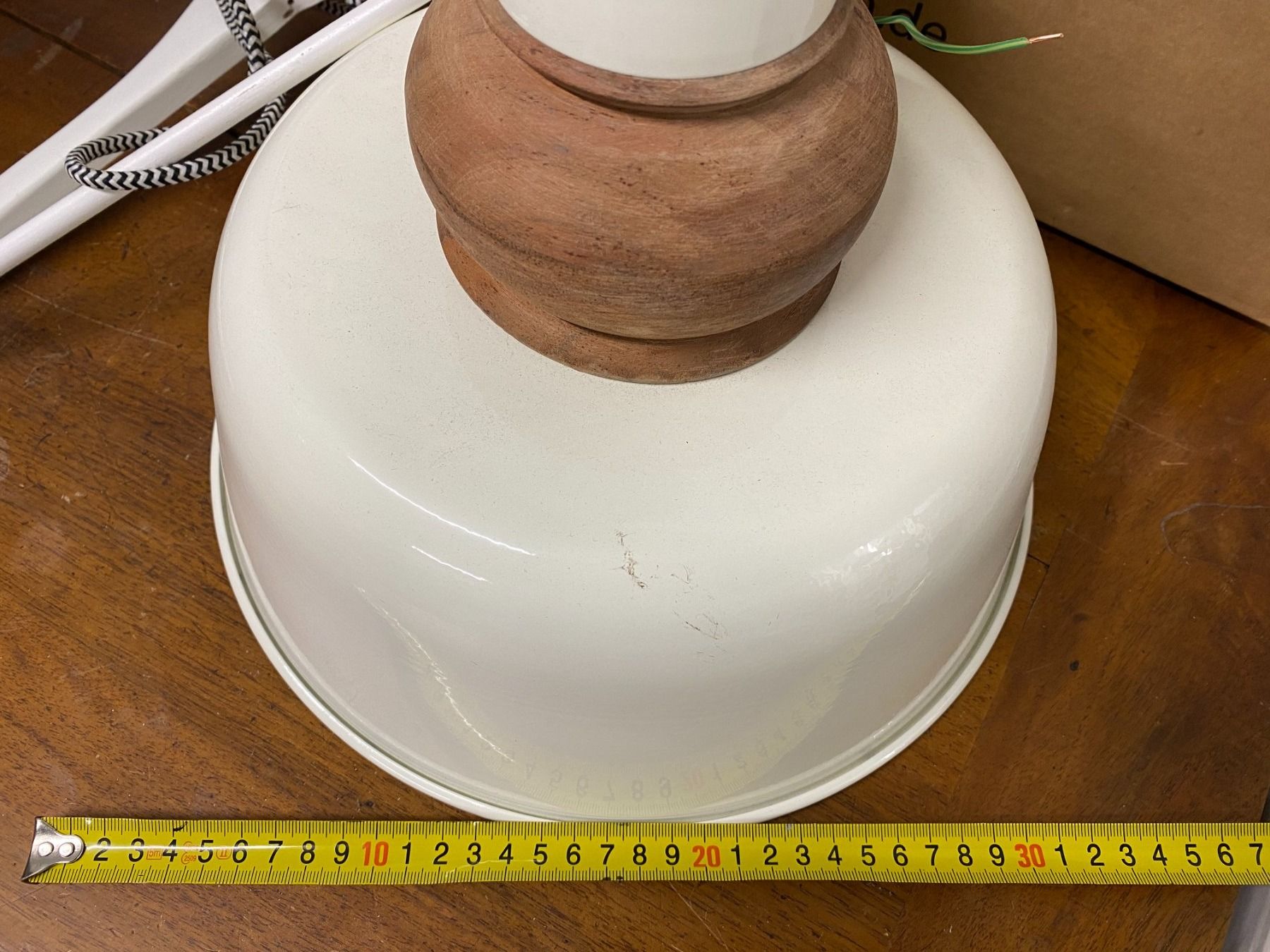 Lampade: Lampe Metal/Holz Vintage – Usato da Schinznach-Dorf venduto da Hpurzel 2