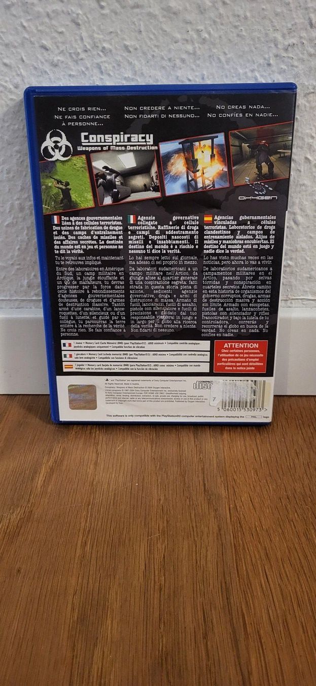 Sony Giochi: PS 2 - Conspiracy Weapon of Mass Destruction – Usato da Münsingen venduto da DigitaleSpielecke 1