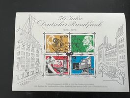 Berlin West 1973 Block FDC   Nr. 4  gest.   (5617)