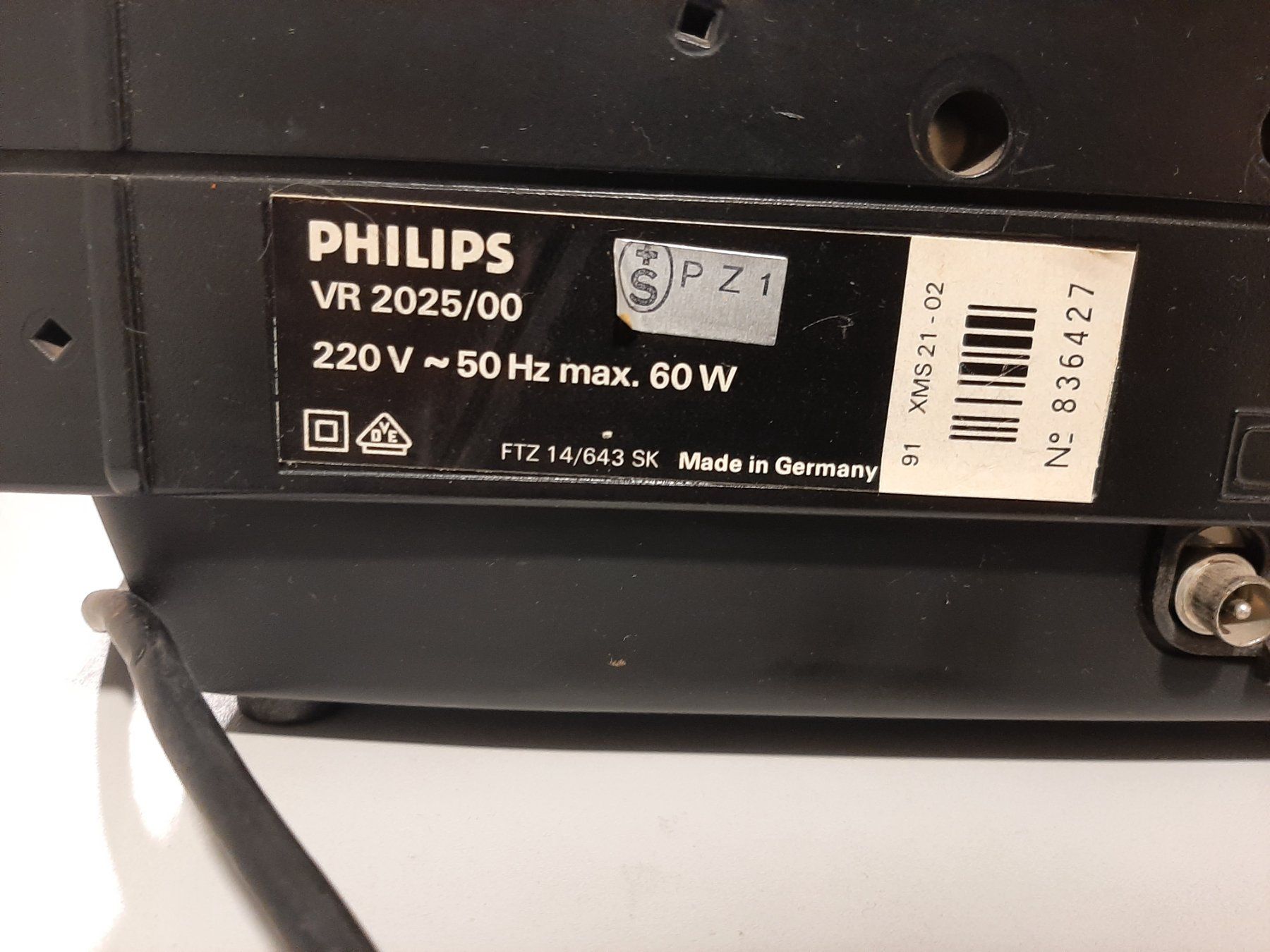 Aufnahmegeräte: Videorecorder Philips VR 2025/00 – Gebraucht aus Zürich von leo_6bbs 4