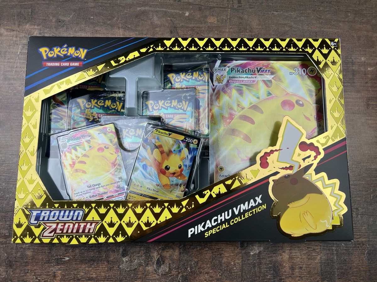 Pokémon Sammelbilder & Trading cards: Pikachu Vmax Special Collection Box  – Neu und originalverpackt aus Hallau von