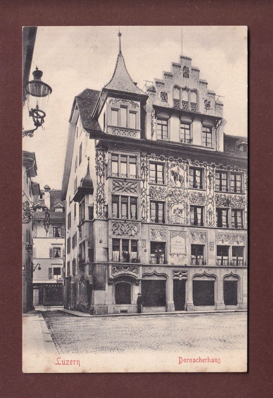 Ansichtskarten: LUZERN - Dornacherhaus – Gebraucht aus Pully von nicecards-shop