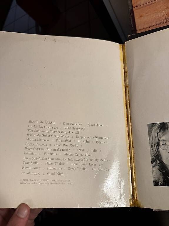 Dischi in vinile: Beatles White Album 1st Press Mono NUMBERED – Usato da Weiningen ZH venduto da Huessi2005